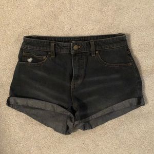 Billabong Grey Mom Jean Shorts